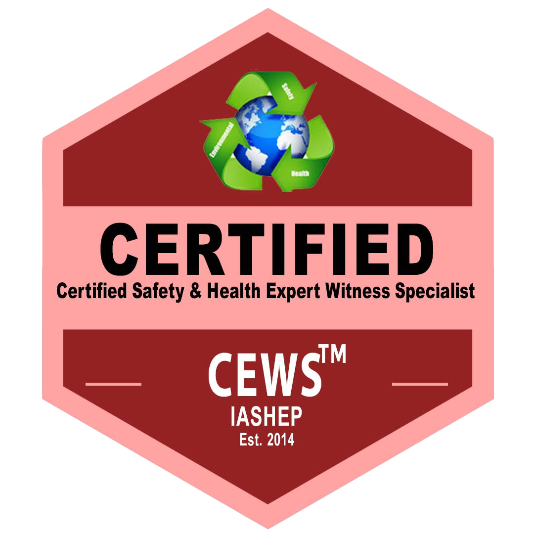 Certified Safety & Health Expert Witness Specialist (CEWS) Badge